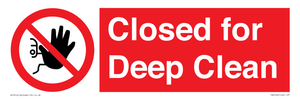 Closed for Deep Clean